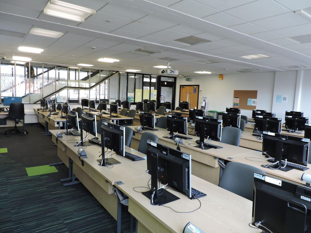 A computer room