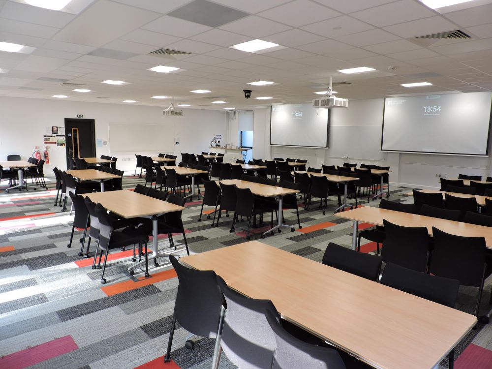A large classroom