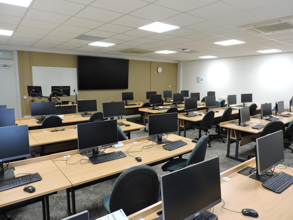 A computer room