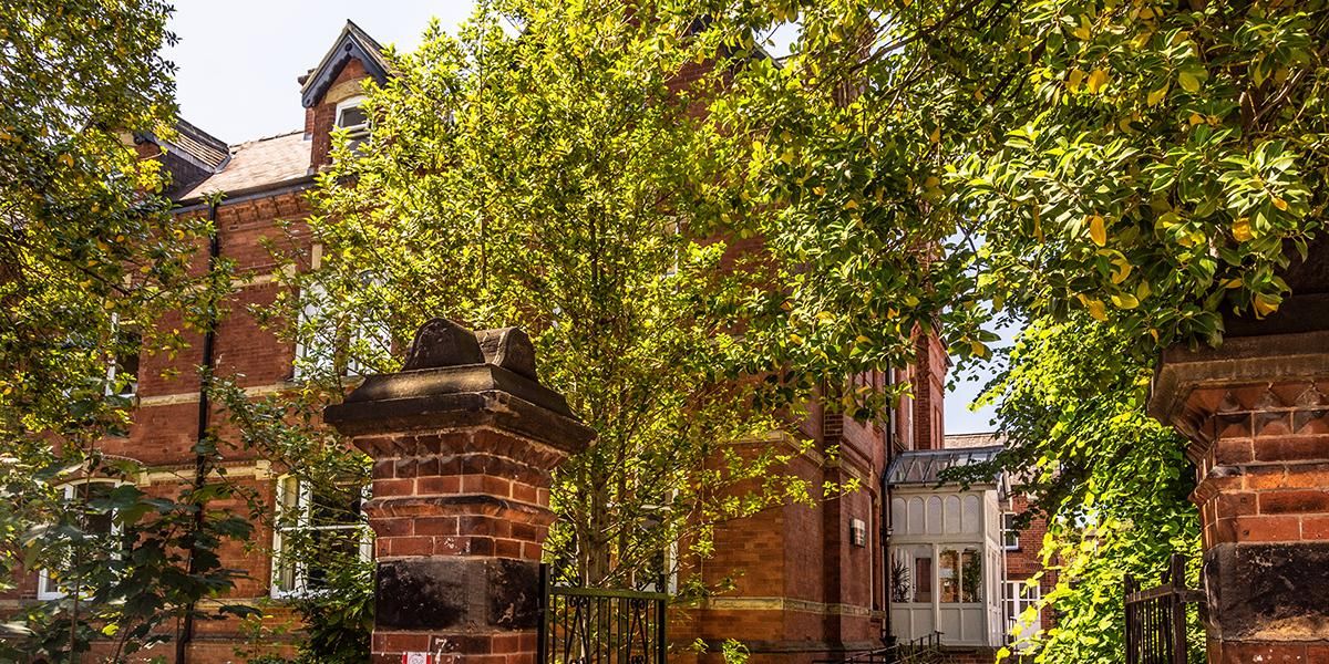 The Careers Centre surrounded by trees