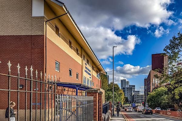 Leeds Student Medical Practice and the road outside it