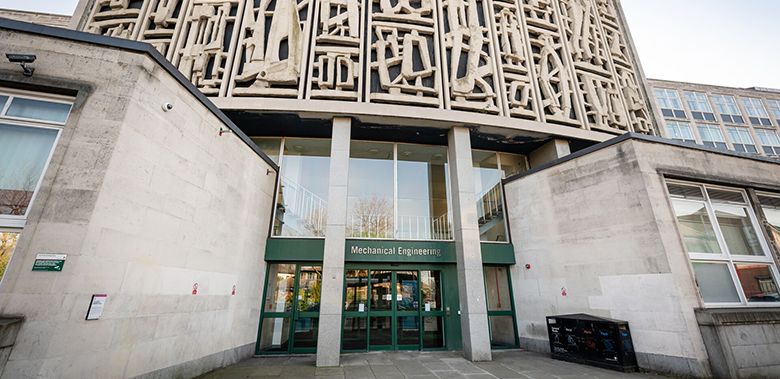 The entrance to Mechanical Engineering at the University of Leeds