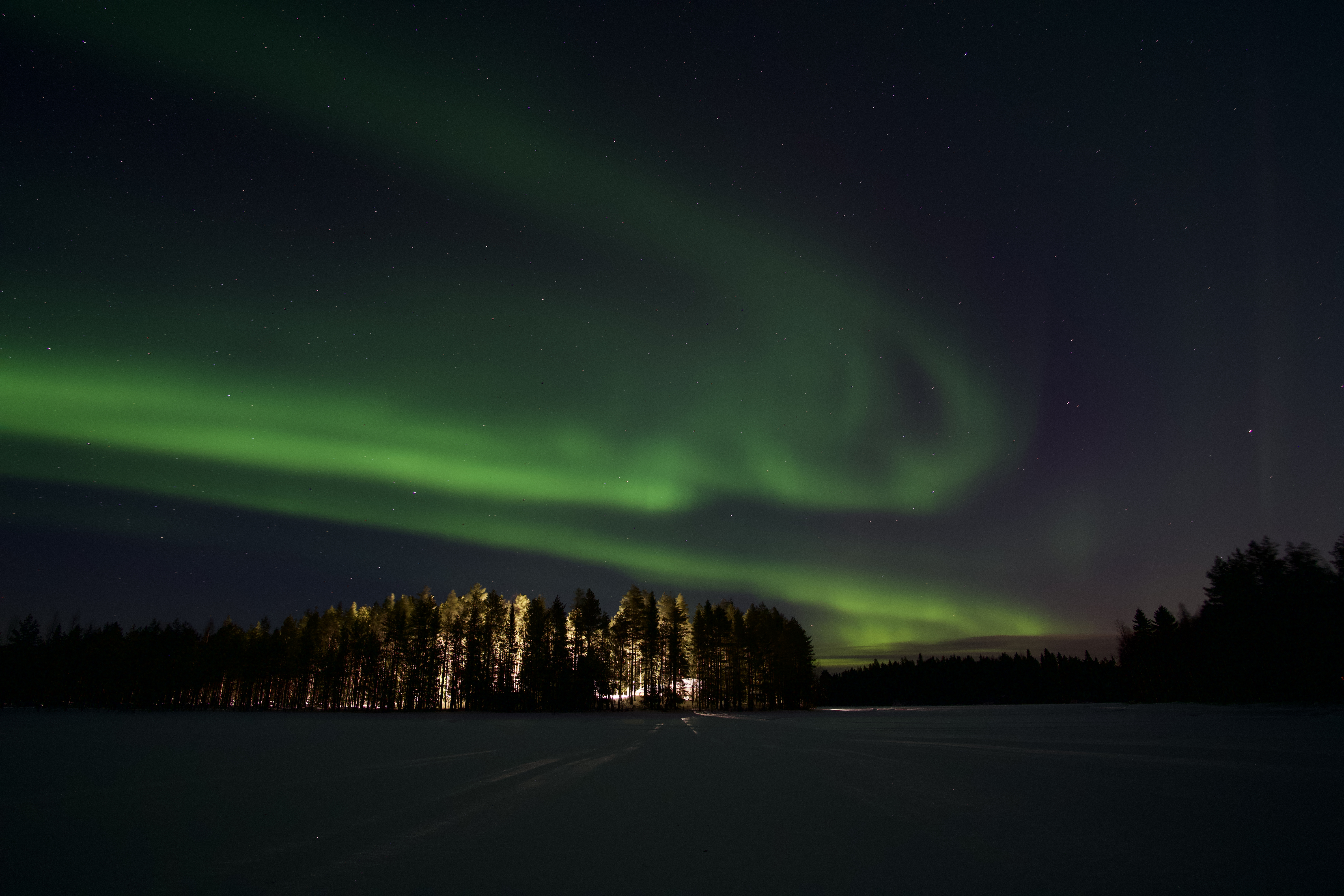 Aurora borealis in northern Lapland, Finland. Seeing the northern lights was one of the most unique and magical experiences of studying abroad in Finland, if I didn't take this photo I wouldn't be sure it really happened
